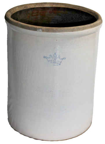 Stoneware crock roseville - stoneware,